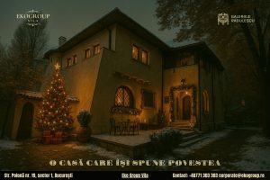 Poveste de Craciun în farmecul anilor ’30: o evadare în trecut la fosta Casă Tătărăscu, azi Eko Group Vila