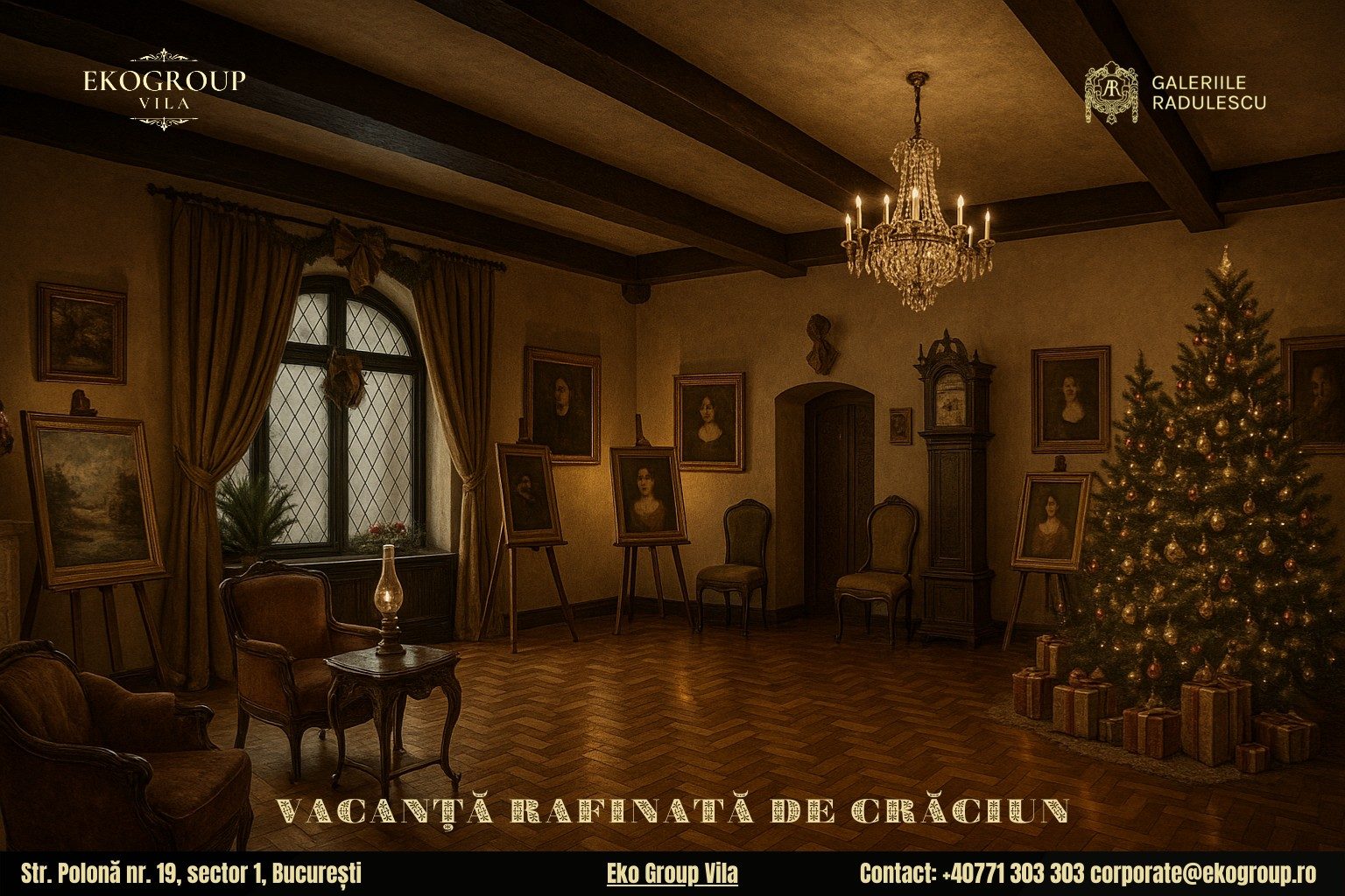 Vacanța de Crăciun redescoperită: o incursiune culturală în atmosfera anilor '30 la Eko Group Vila